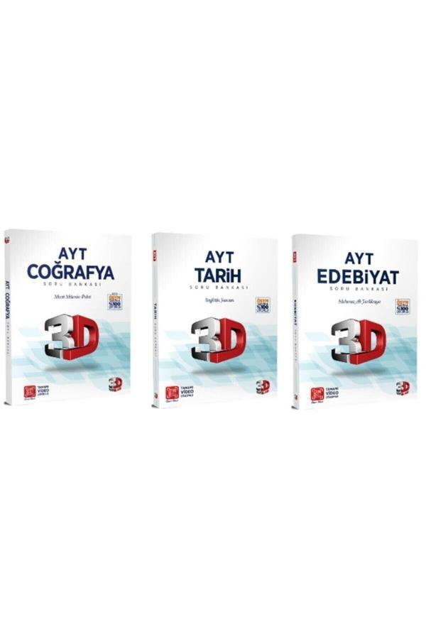 3D Yayınları 3D Ayt Tarih-Coğrafya-Edebiyat 3Lü Set - 3D Yayınları - Image 1