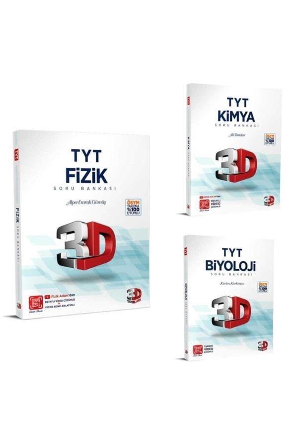 3D Yayınları 3D Tyt Kimya Fizik Biyoloji 3'Lü Set - 3D Yayınları - Image 1