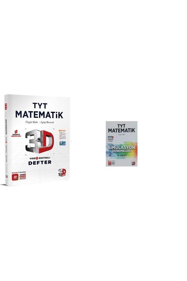 3D Yayınları 3D 2023 Tyt Matematik Video Destekli Defter 3D Tyt Matematik Deneme - 3D Yayınları - Image 1