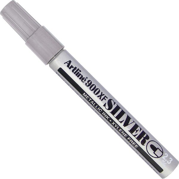 Artline Ek-900Xf Markör Kalem Yaldızlı Yuvarlak Uçlu 2.3 Mm Gümüş (12 Li Kutu) - Image 1