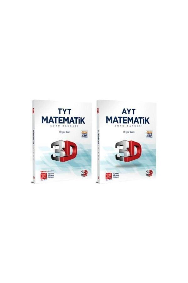 3D Yayınları 2022 Tyt-Ayt Matematik Soru Bankası Seti Özgür Balcı - 3D Yayınları - Image 1