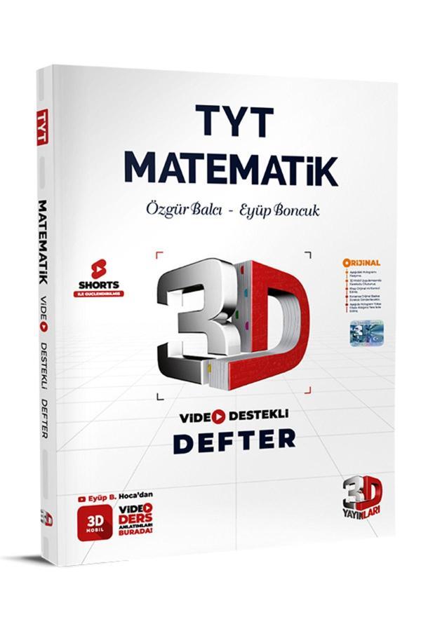 3D Yayınları Tyt Matematik Video Ders Defteri - 3D Yayınları - Image 1