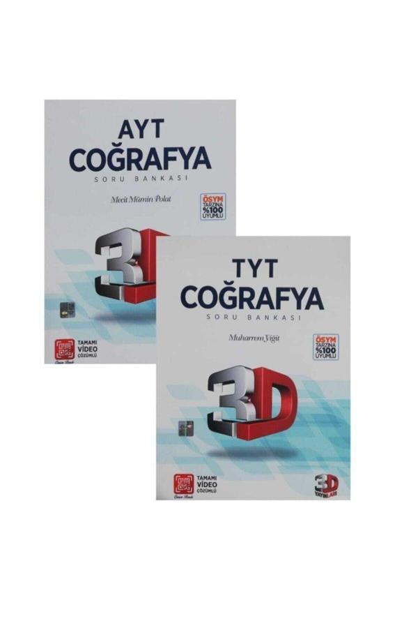 3D Yayınları Tyt+Ayt Coğrafya Soru Bankası 2'Li Set-2021- - 3D Yayınları - Image 1