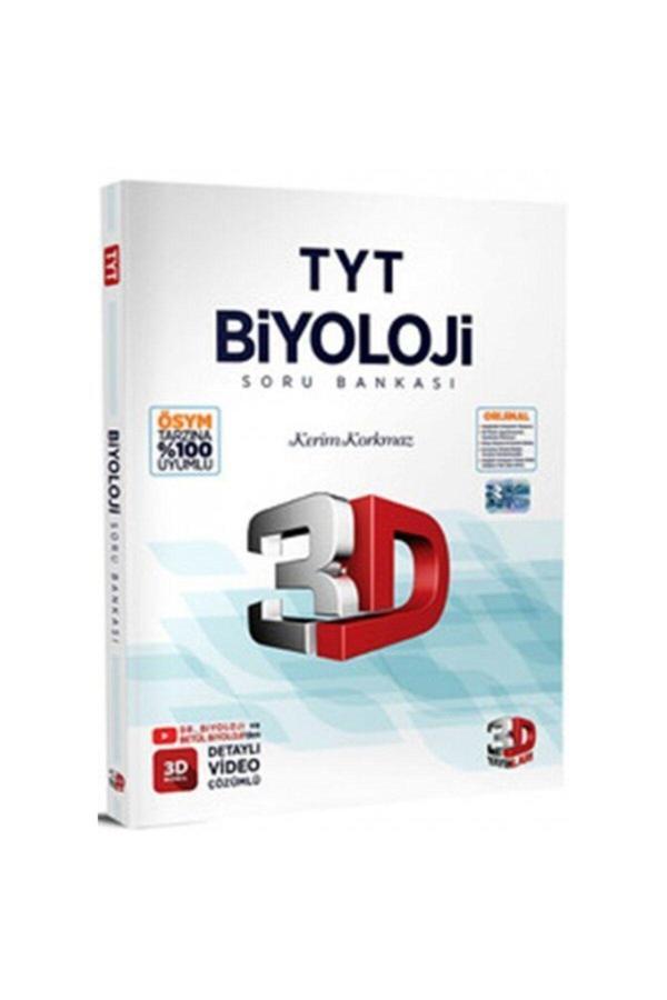 3D Yayınları 2025 Tyt Biyoloji 3D Soru Bankası Süper Ayraç Hediyeli - 3D Yayınları - Image 1