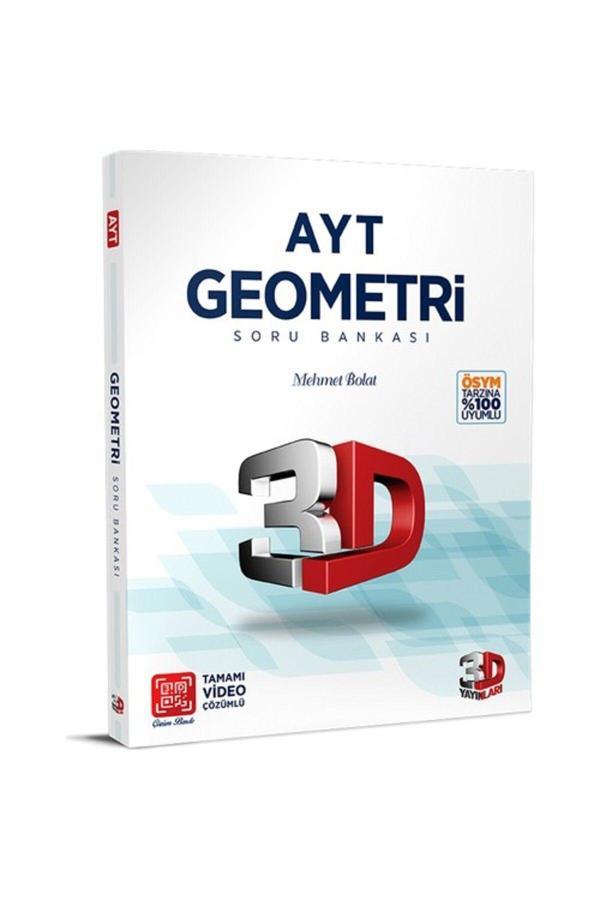 3D Yayınları Ayt Geometri Soru Bankası Tamamı Video Çözümlü - 3D Yayınları - Image 1