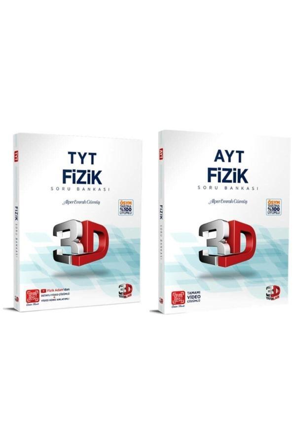 3D Yayınları Tyt Fizik Ayt Fizik Soru Bankası Seti 2023 Model Hologramlı Baskı - 3D Yayınları - Image 1