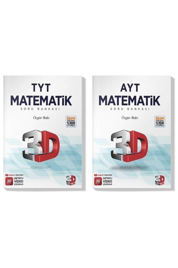 3D Yayınları 3D 2022 Tyt Ayt Matematik Soru Bankası Seti (2 Kitap) - 3D Yayınları - Image 1