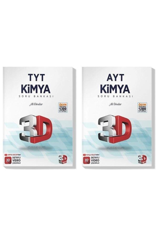 3D Yayınları 3D 2022 Tyt Ayt Kimya Soru Bankası Seti (2 Kitap) - 3D Yayınları - Image 1