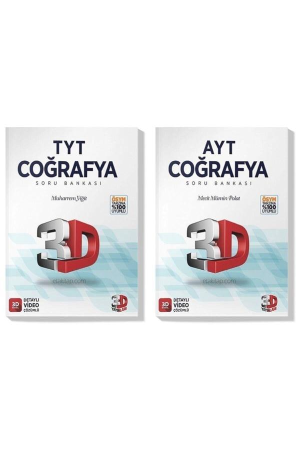 3D Yayınları 3D 2022 Tyt Ayt Coğrafya Soru Bankası Seti (2 Kitap) - 3D Yayınları - Image 1