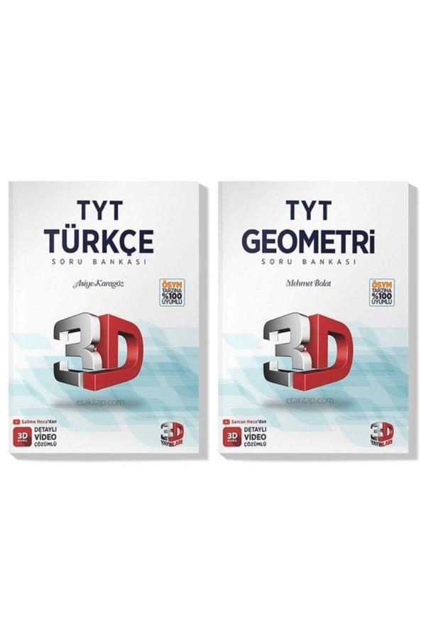3D Yayınları 3D 2022 Tyt Türkçe Geometri Soru Bankası Seti (2 Kitap) - 3D Yayınları - Image 1