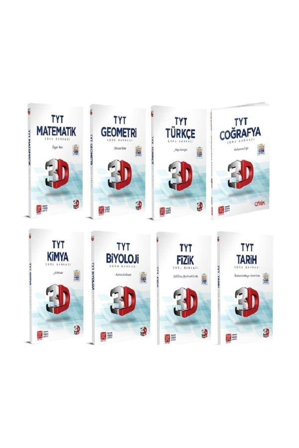 3D Yayınları Tyt Full Soru Bankası Seti (8 Kitap) - 3D Yayınları - Image 1