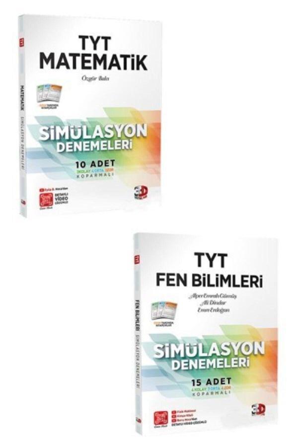 3D Yayınları Tyt Fen Bilimleri Denemeleri Ve Matematik Denemeleri Seti - 3D Yayınları - Image 1