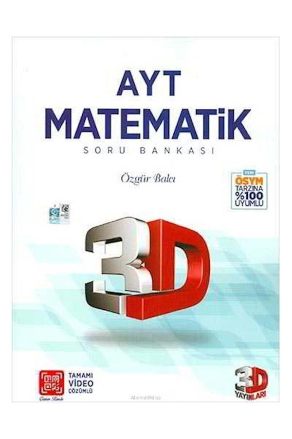 3D Yayınları Ayt 3D Matematik 2023 Model Hologramlı Baskı Tamamı Video Çözümlü Soru Bankası - 3D Yayınları - Image 1