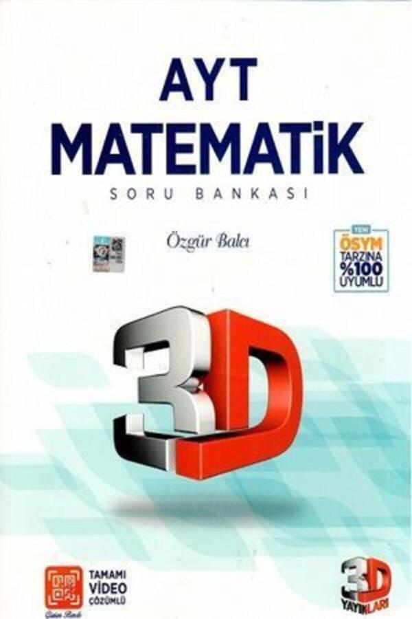 3D Yayınları Çözüm Yayınları Ayt 3D Matematik Soru Bankası 2023 Model Hologramlı Baskı - 3D Yayınları - Image 1