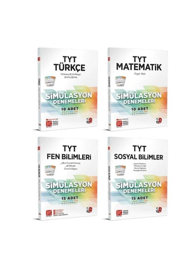 3D Yayınları 2023 Model Tyt Simülasyon Deneme Seti 4 Kitap Hologramlı Yeni Baskı - 3D Yayınları - Image 1