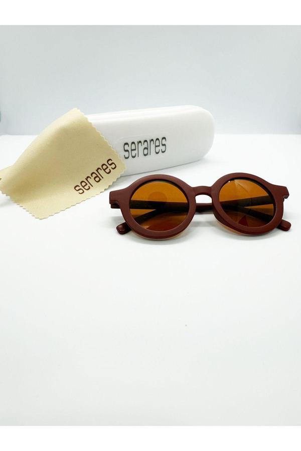Serares Merıda Model, Kız Çocuk, 4-8 Yaş, Bordo Renk, Uv400 Korumalı Çocuk Güneş Gözlüğü - Image 1