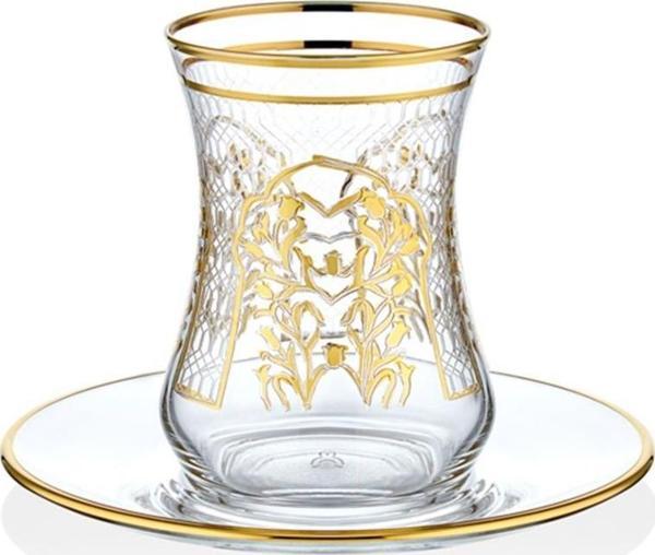 Decorium M00719 Çay Takımı 12 Parça Florance Altın - Image 1