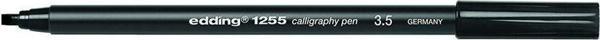 Edding 1255 Kaligrafi Kalemi Kesik Uçlu 3.5 Mm Siyah (10 Lu Kutu) - Image 1