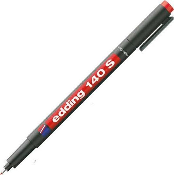 Edding 140S Asetat Kalemi Permanent S Seri 0.3 Mm Kırmızı (10 Lu Kutu) - Image 1