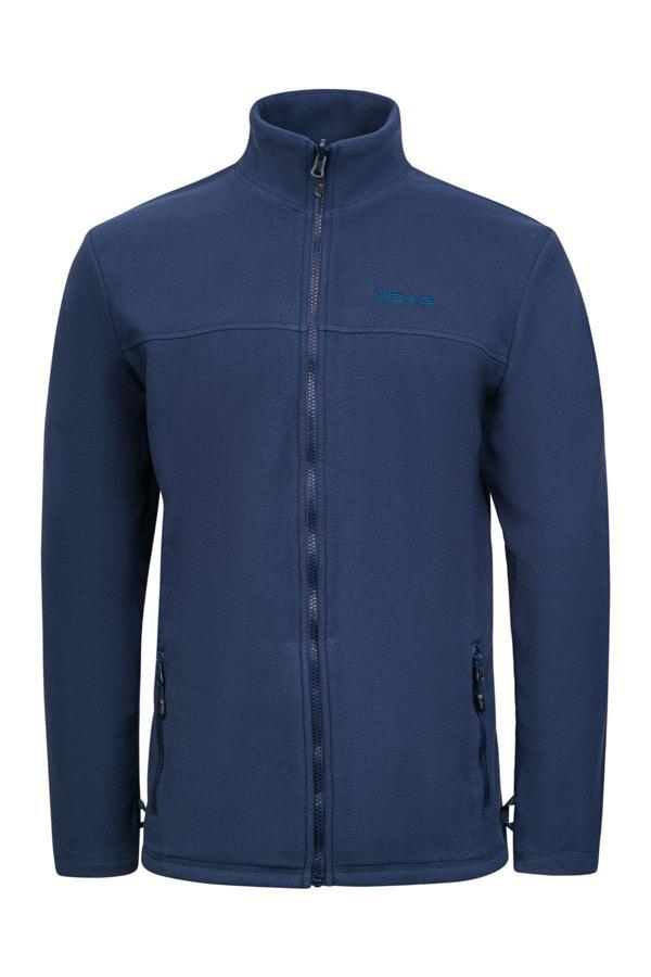 2as Chestert Erkek Tam Fermuarlı İnce Polar Sweatshırt Lacivert - Image 1