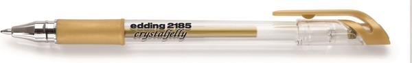 Edding 2185 Tükenmez Kalem Cristal Jel Altın (10 Lu Paket) - Image 1