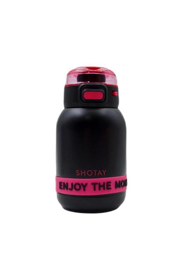 Shotay Çocuk Termos Matara 600Ml Siyah - Image 1