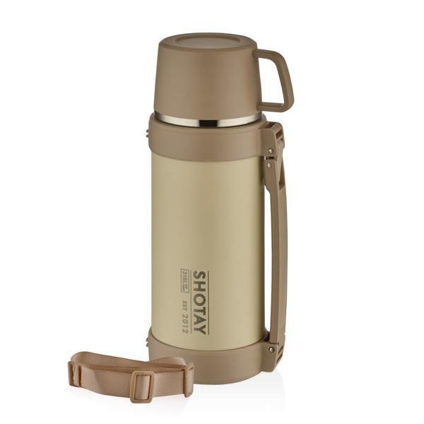 Shotay Nature Termos 1200Ml Kahverengi - Image 1