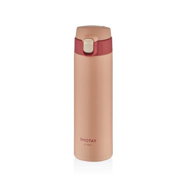 Shotay Smile Çelik Termos Matara 430Ml Pembe - Image 1