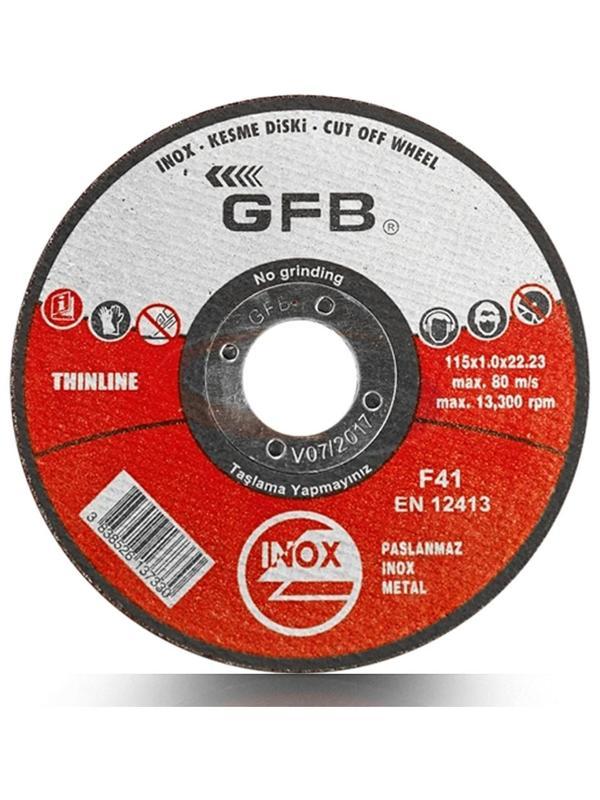 GFB 115*1 Inox Metal Kesici Taş 50'li Paket-GFB2350 - Image 1