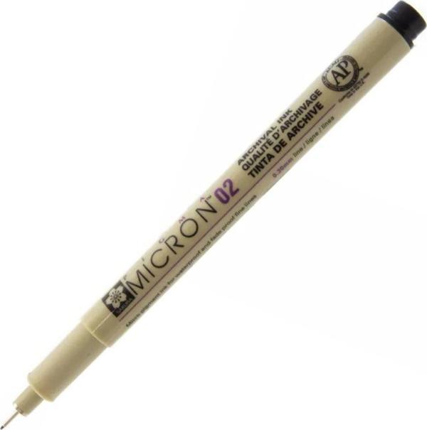 Sakura Bxsdk2-49 Pigma Çizim Kalemi Düz Kesik 0.30 Mm Siyah (12 Li Kutu) - Image 1