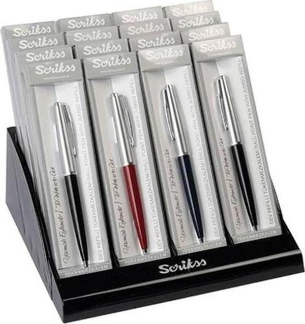 Scrikss 78 Tükenmez Kalem ( 16 Lı Stand ) - Image 1