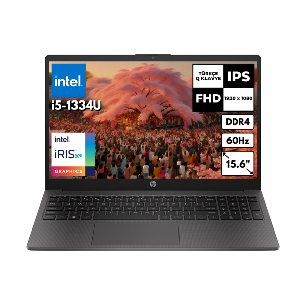 HP 250 G10 i5-1334U 8GB 256 GBSSD Iris Xe Graphics 15.6" FHD Windows 11 Home Notebook B2NC9ESHMF1 - Image 1