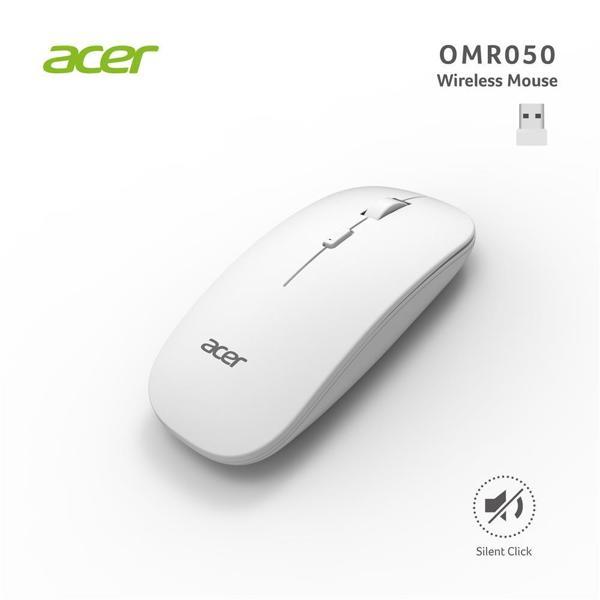 Acer Omr050 Beyaz Kablosuz Sessiz Tuşlu  Mouse 1000-1200-1600 DPI - Image 1