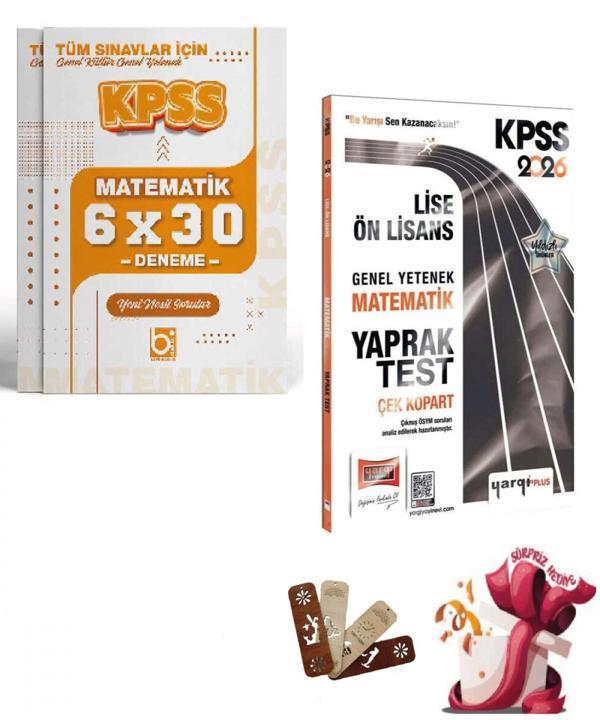 2026 KPSS Lise Ön Lisans Matematik Yaprak Test ve Deneme Seti Yargı ve Bigelio Yayıncılık - Bi bigelio - Image 1