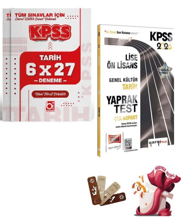 2026 KPSS Lise Ön Lisans Tarih Yaprak Test ve Deneme Seti Yargı ve Bigelio Yayıncılık - Bi bigelio - Image 1
