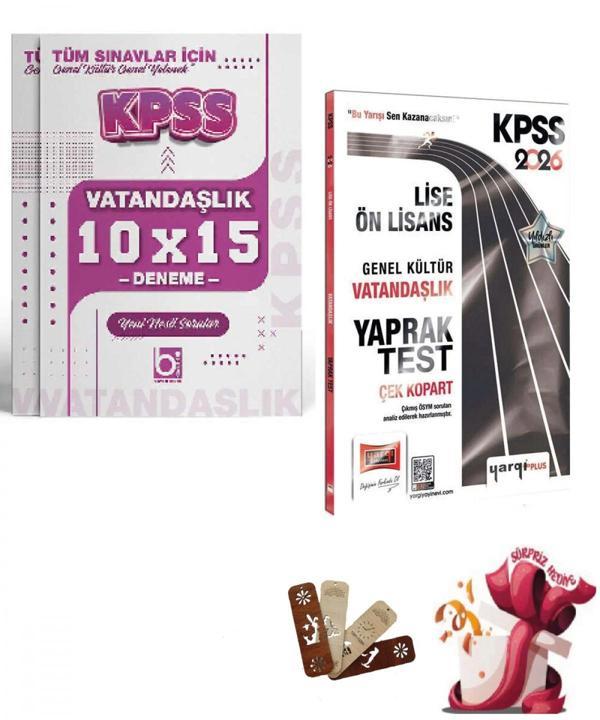 2026 KPSS Lise Ön Lisans Vatandaşlık Yaprak Test ve Deneme Seti Yargı ve Bigelio Yayıncılık - Bi bigelio - Image 1