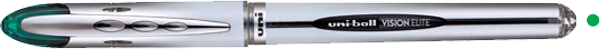 Uni-Ball UB-200 Roller Kalem Vision Elite Bilye Uç 0.8 mm Yeşil 12 Li (1 Paket 12 Adet) - Image 1