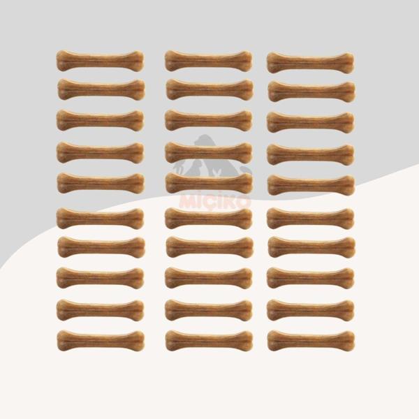 Köpekler İçin Naturel Press Çiğneme Kemiği 7Cm 30lu Paket - Image 1
