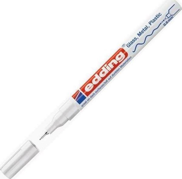 Edding 780 Markör Boya Kalemi 0.8 Mm Beyaz Yuvarlak Uçlu (10 Lu Paket) - Image 1