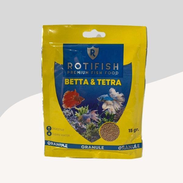 Rotifish Betta Tetra Granül Yem 15Gr - Image 1