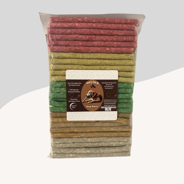Premium 5 Renkli Munchy Çubuk 6-7Gr Kalın 100lü Köpek Ödülü - Image 1