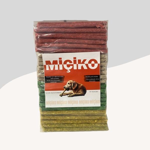 Köpekler İçin Renkli Munchy Diş Sağlığı Ödül Çubuğu 50 Adet - Image 1