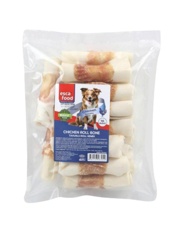 Tavuklu Roll (Dürüm) Kemik Köpek Ödülü 16 Adet 400Gramlık Paket - Image 1