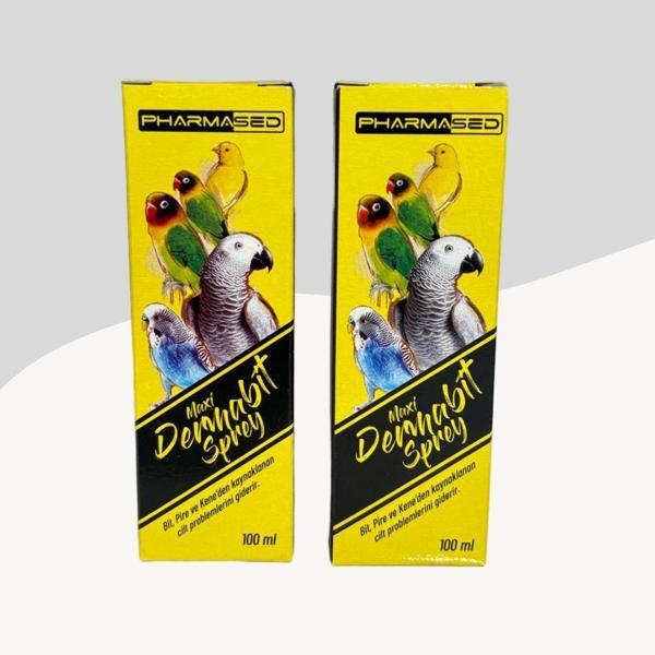 Kuşlar İçin Maxi Dermabit Bit/Pire Spreyi 100 ML 2 Adet - Image 1