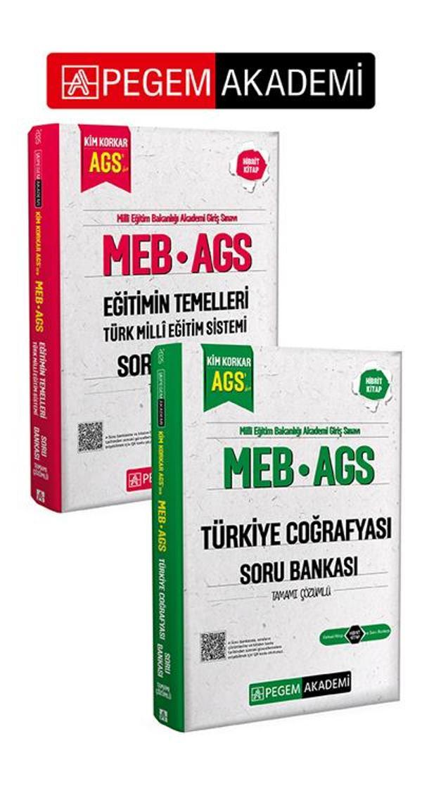 PEGEM AKADEMİ MEB AGS Kim Korkar Eğitimin Temelleri Türk Milli Eğitim Sistemi Soru Bankası Tamamı Çö - Pegem Akademi Yayıncılık - Image 1