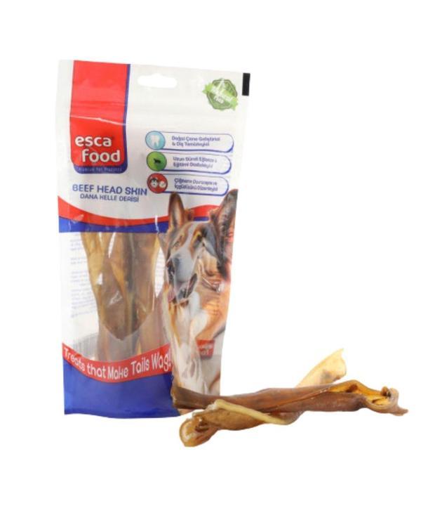 Köpekler İçin Sakatat Ödülü Dana Kelle Derisi 100Gr - Image 1