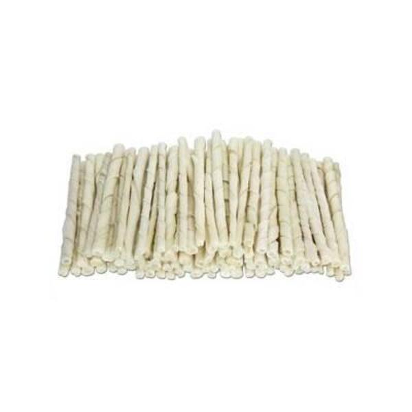 Köpekler İçin Burgu Ödül Çubuğu Beyaz 500Gr - Image 1