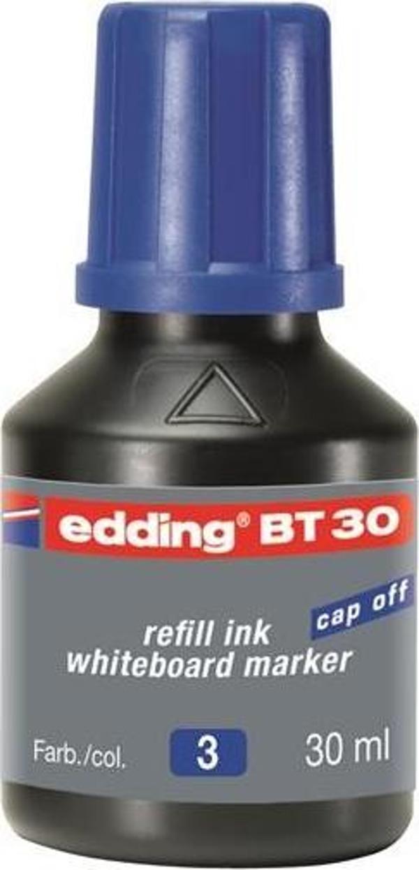 Edding Bt30 Tahta Kalem Mürekkebi Damlalıklı 30 Ml Mavi (10 Lu Kutu) - Image 1