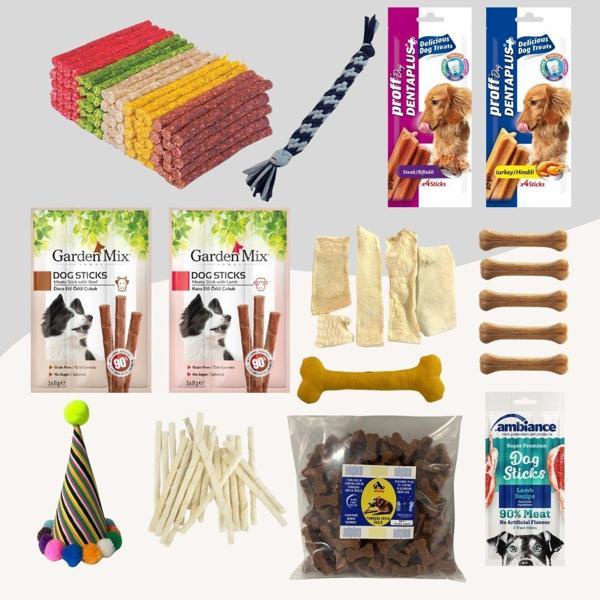 Büyük Irk Köpekler İçin Full Ödül Eğlence Paketi 13 Lü Set - Image 1