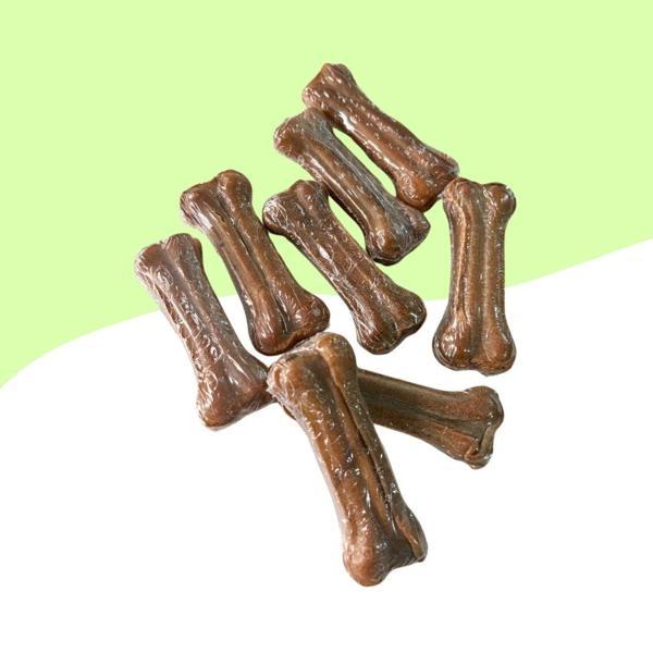 8Cm 10Lu Ciğerli Naturel Press Köpek Ödül Kemiği - Image 1
